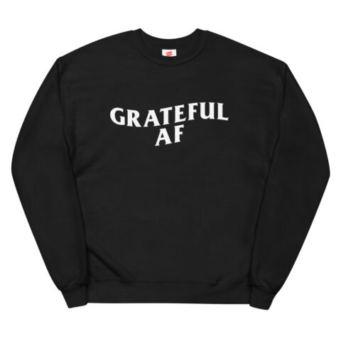 unisex fleece sweatshirt black front 611d1760e0034