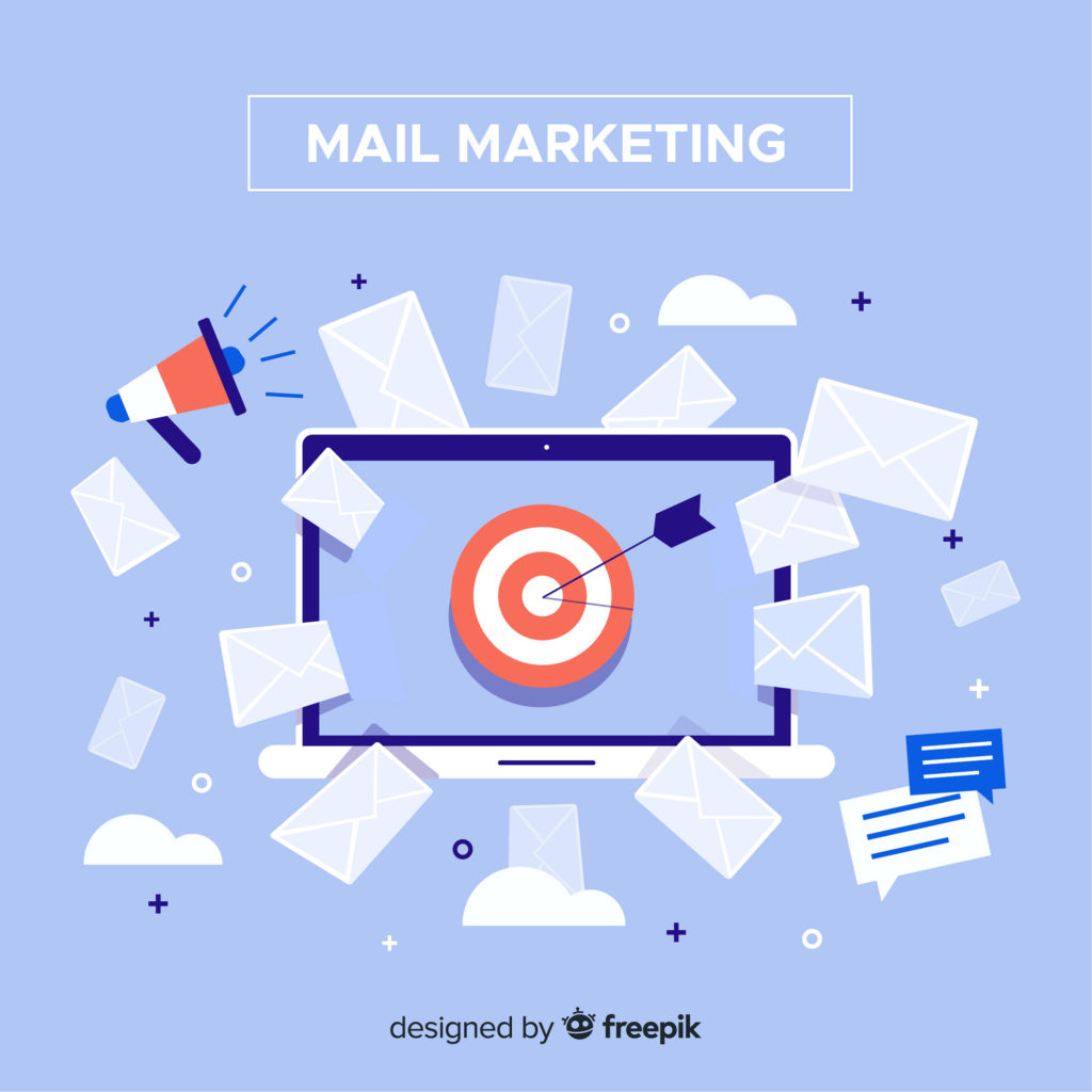 EMAIL MARKETING DARTS IN THE SCREEN