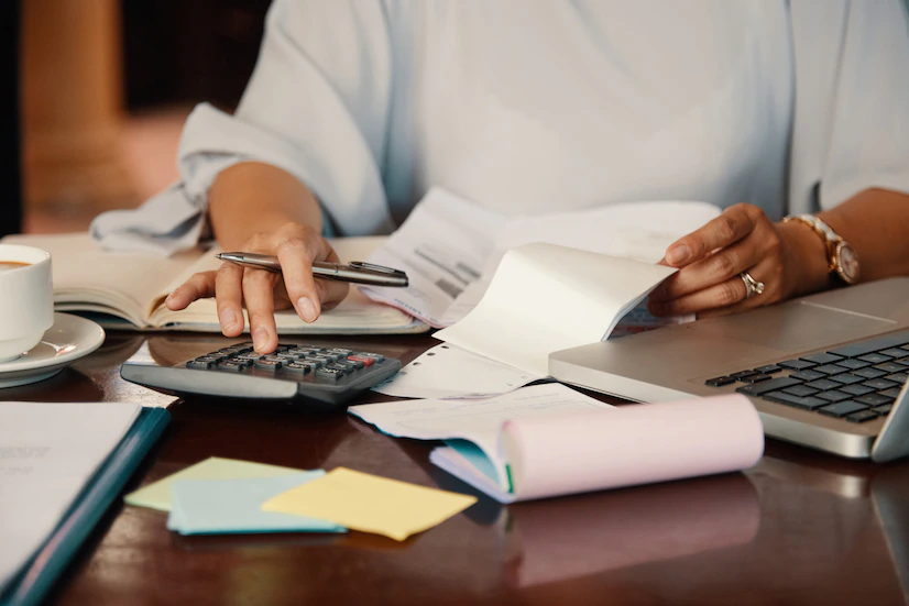 entrepreneur working with bills 1098 20001
